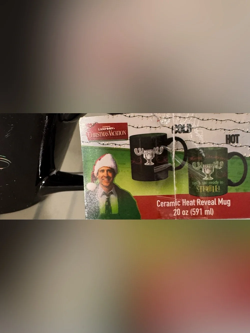 National lampoon Christmas vacation Ceramic Moose Heat-Reveal Mug 20oz festive - Picture 3 of 4